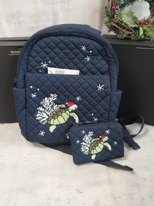Vera Bradley Santa Turtle Backpack w/ coin purse Turtle Vera Bradley - Etsy main image 4