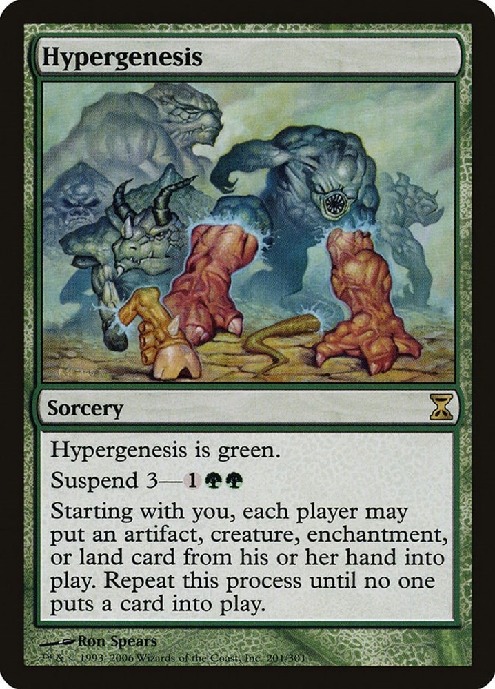Hypergenesis Time Spiral MTG LP card