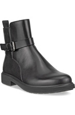 NEW 199 ECCO METROPOLE AMSTERDAM WATERPROOF BOOTS BLACK SZ 10