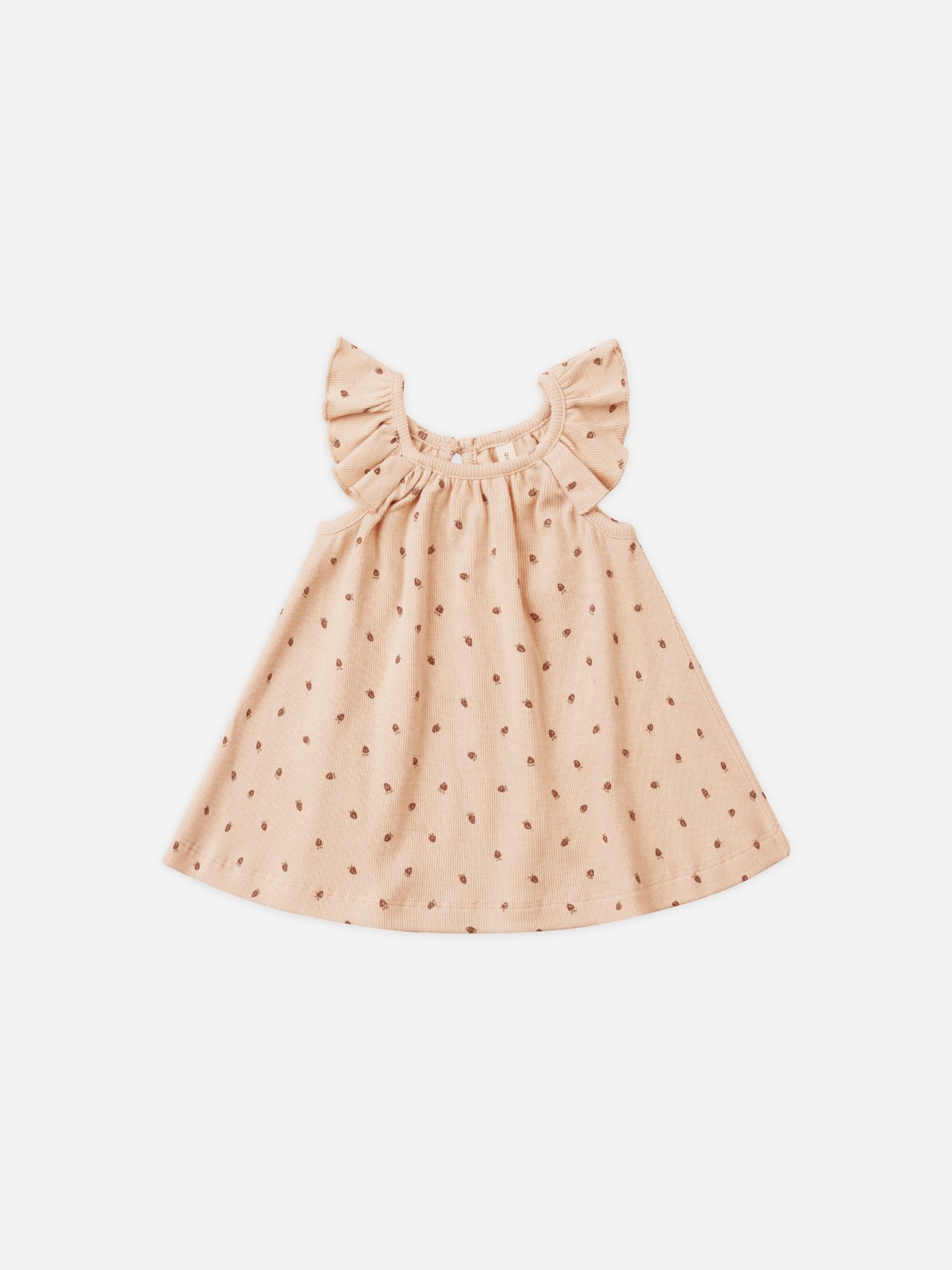 Quincy Mae 3-6M Ruffle Swing Dress with Strawberries Toddler Baby Girls