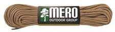 Mero 550 Paracord 100 ft 550 lb Tan Nylon 7 Strand Survival Cord