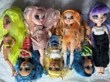 Rainbow High Doll Lot Willow Poppy Karma Summer Skyler Cheer 7 Dolls