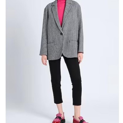 Max & Co Houndstooth Oversized Blazer