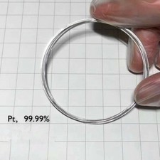 99.99 High Pure Platinum Metal Wire Pt Diameter 0.1/0.2/0.018mm, Length 100mm