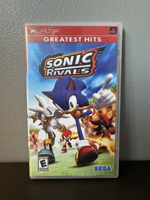 Sonic Rivals Sony PSP Greatest Hits Complete CIB Video Game SEGA Racing Action
