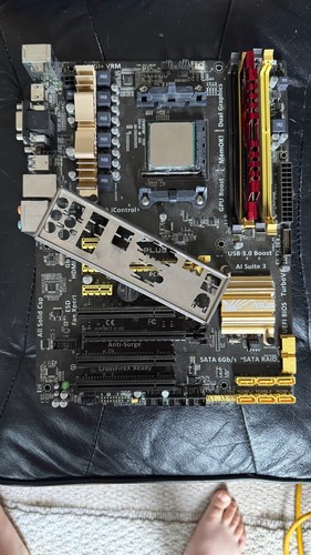 ASUS A88X-PLUS AMD FM2+ / FM2 Motherboard w/ A6-7400K CPU & 4GB RAM