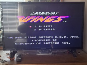 Legendary Wings Nintendo NES Cleaned/Tested