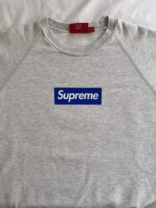 Supreme Box Logo Crewneck Grey | eBay