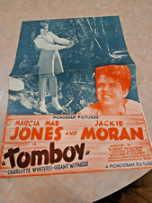 1940 MONOGRAM - TOMBOY W/ MARCIA MAE JONES & JACKIE MORAN.- PRESSBOOK