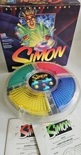 Vintage 1997 Simon Electronic Game - Clear Case w/Original Box And Instructions