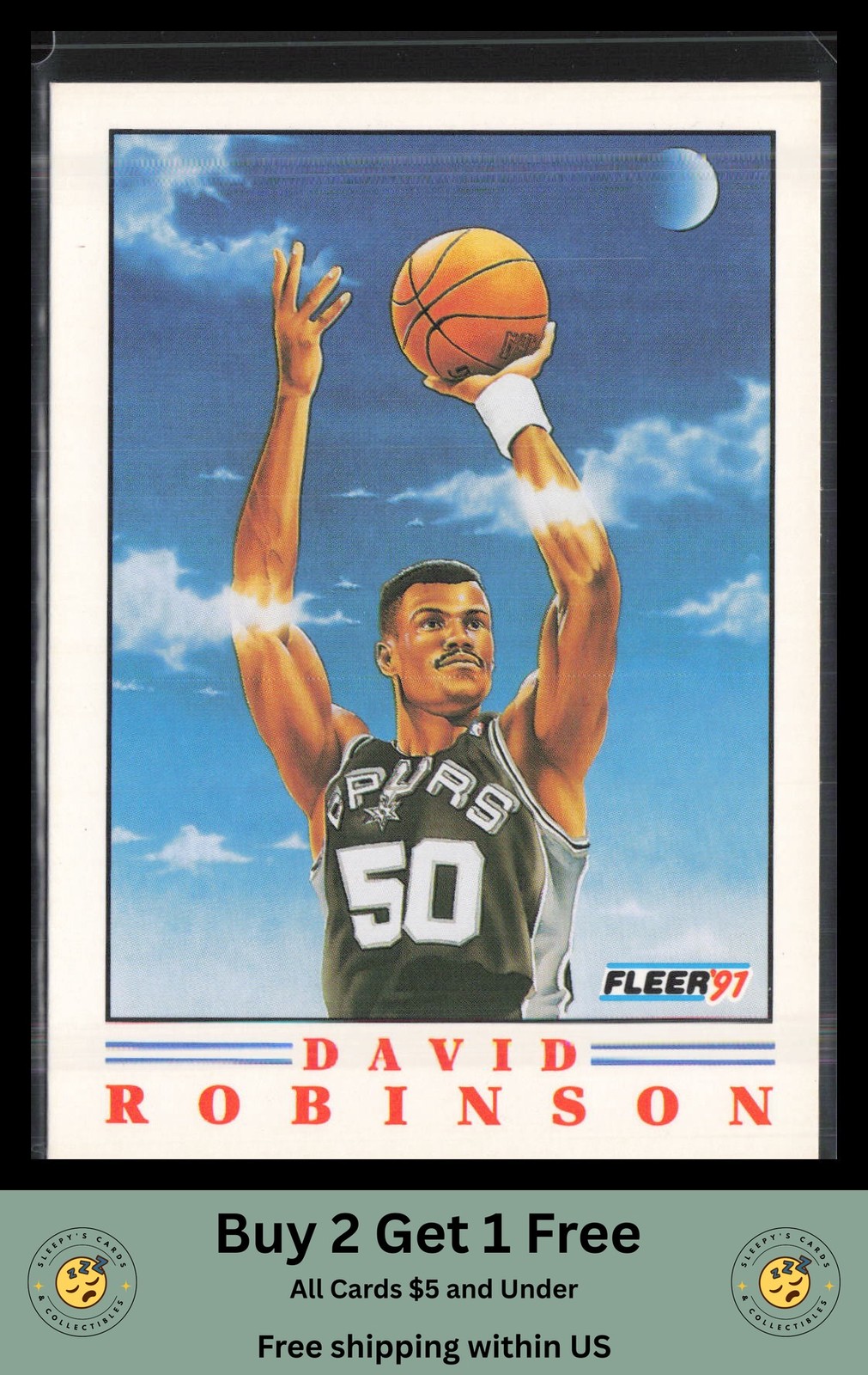 David Robinson 1991-92 Fleer Wheaties #72