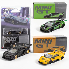 Mini GT 1:64 Lamborghini LB Works 3-Car Set Aventador + Murcielago + Huracan GT3