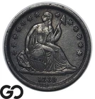 1839 Seated Liberty Dime, Nice Choice XF