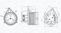 Magneti Marelli InnenraumgebläSe 069412206010 12V 264W 149Mm FüR Fiat Ducato Bus