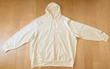 NEW Dragon Ball Z Men's Ivory White Embroidered Pullover Hoodie Sweatshirt XL