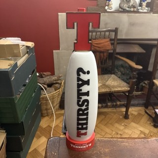 RARE ‘TENNENTS ART SERIES ’ Font Light Up Beer Tap font pump