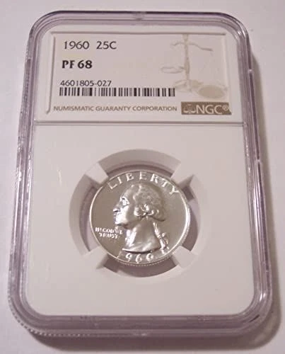 1960 Washington Quarter Proof PF68 NGC