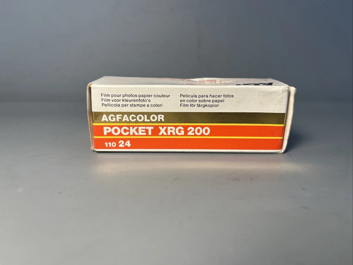 Old Stock Pellicule Photo 10x AGFACOLOR Pocket Special cn 110 20exp Film Blister