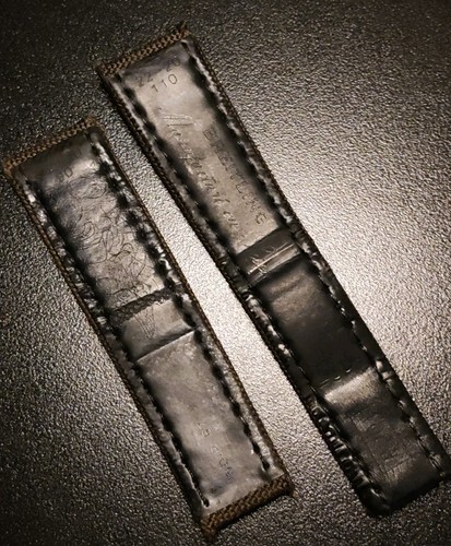 Breitling 22mm Brown Canvas Strap 108W - Picture 8 of 14