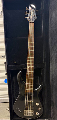 Fernandes Gravity 5X 5-String Electric Bass Black Hard Case Manual FG11111822
