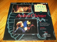 OPERA STORIES: ANDREA CHENIER Laserdisc LD BRAND NEW SEALED CHARLTON HESTON