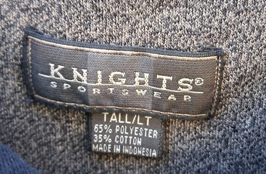 Camisa polo vintage Knights ropa deportiva para hombre a rayas grandes manga corta golf Foto 3 de 4