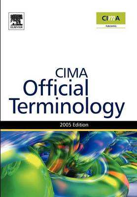 Management Accounting Official Terminology Eaton Paperback CIMA Publishing 2e