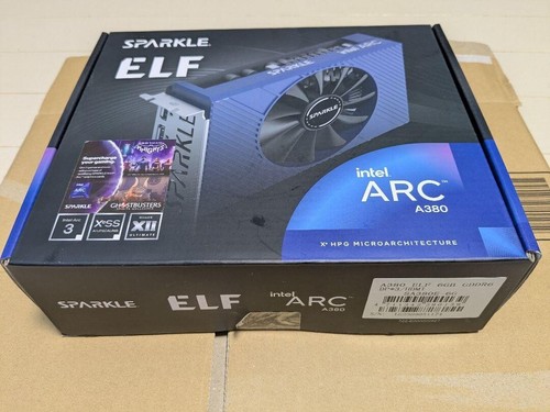 SPARKLE intel ARC A380 GPU graphics board Equipped with cooling fan blue HPG - Picture 9 of 12