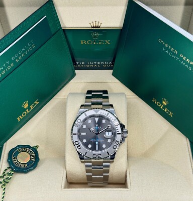 Unworn Rolex Yacht-Master 40mm, Rhodium, 126622, dated 2025