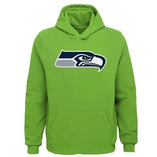 Outerstuff Youth Boys Seattle Seahawks NFL Primary Logo Long Sleeve Hoodie