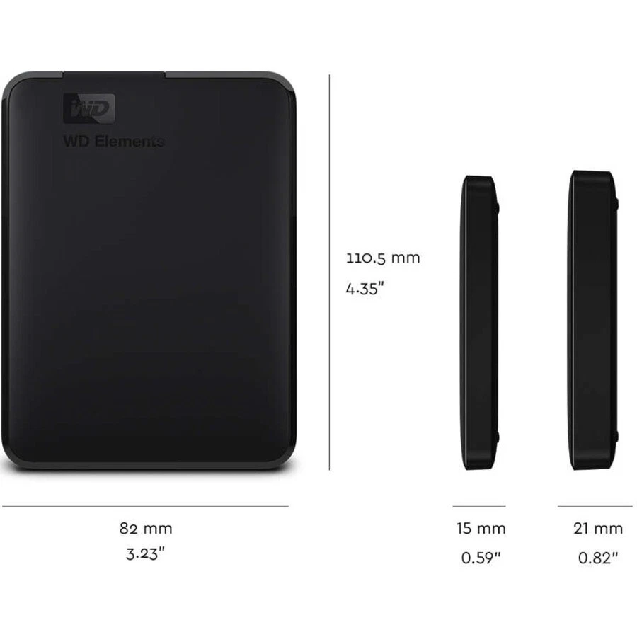 WD 2TB Portable External Hard Drive USB 3.0 , PC MAC XBOX Playstation PS4 PS5 - Image 2 of 3