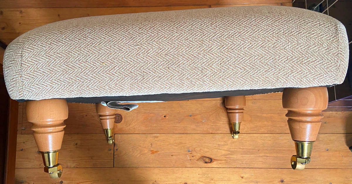 Parker Knoll Footstool on Castors Excellent Condition Cost 600 New