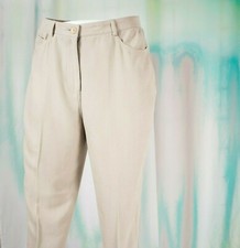 EMANUEL UNGARO New Tan Solid Rayon Blend Wome...