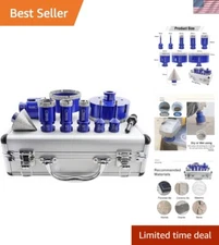 SHDIATOOL Diamond Drill Bits - 9 Sizes for Precise Cutting of Ceramics & Marble