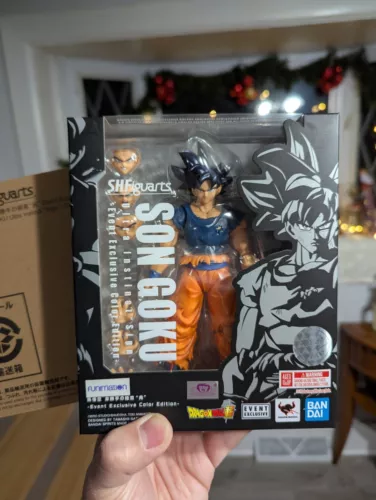 Bandai S.H. Figuarts Son Goku Ultra Instinto Signo Evento Exclusivo Vendedor de EE. UU.