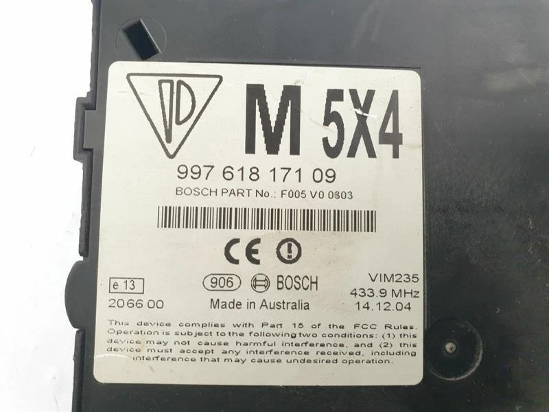 MK6 2005-2012 PORSCHE 911 ALARMA INMOVILIZADOR CONTROL ECU Foto 3 de 4