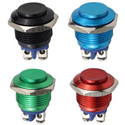 1Pc Momentary Push Button Switch 16mm Waterproof Mount Button Switc-wy