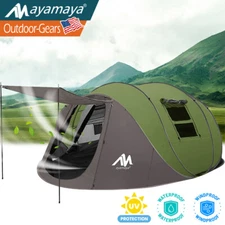 4-6 Person Automatic Instant Pop Up Outdoor Camping Tent Waterproof Double Layer