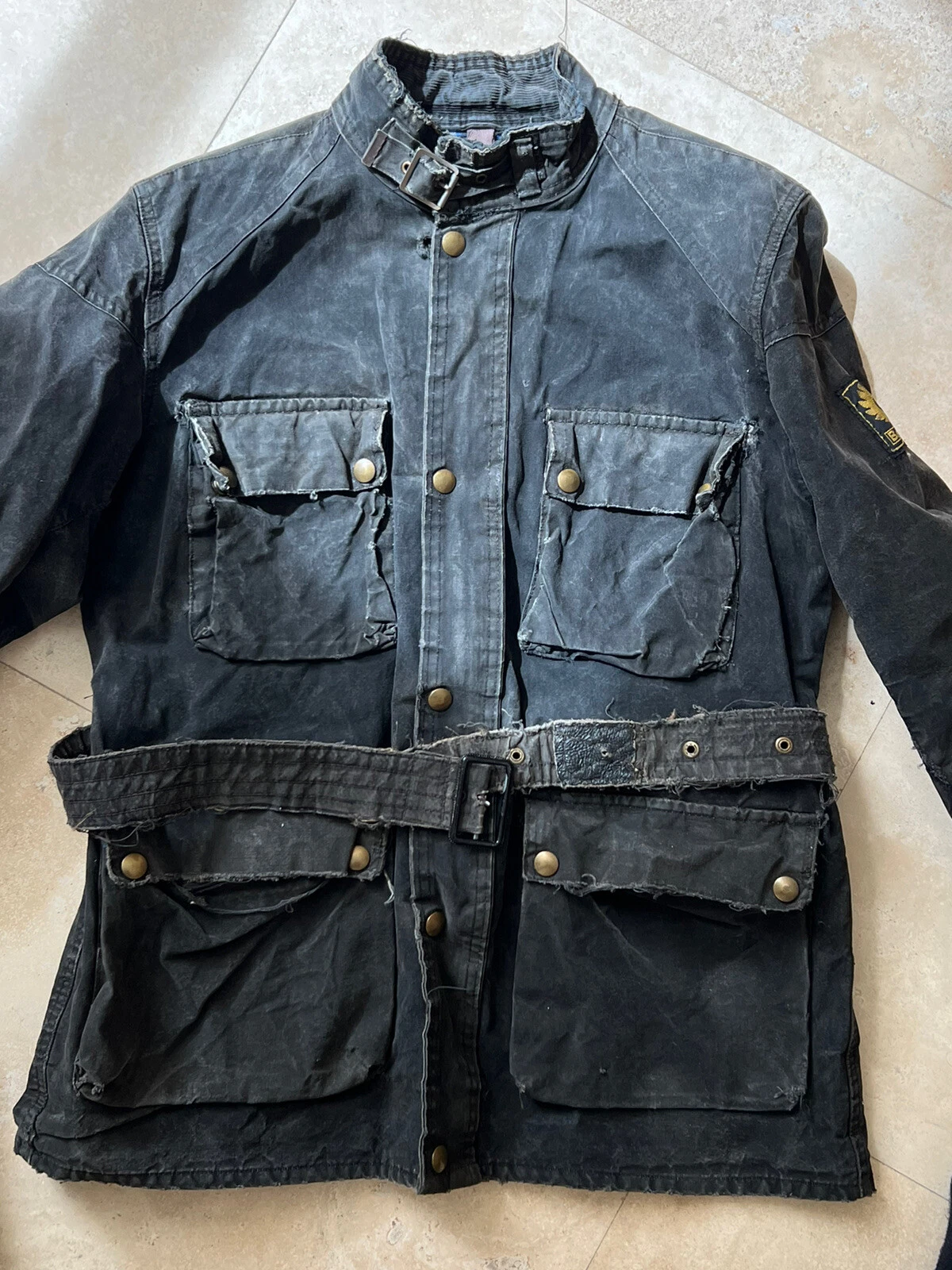 ALEXANDER MCQUEEN Giacca moto vintage Belstaff Roadmaster 2 Steve McQueen Medium