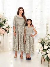 Ethereal Elegance: Girls' Traditional Gown- F