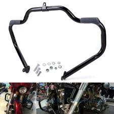 Highway Engine Guard Crash Bar Footpegs Fit For Harley Street Road Glide 09-24