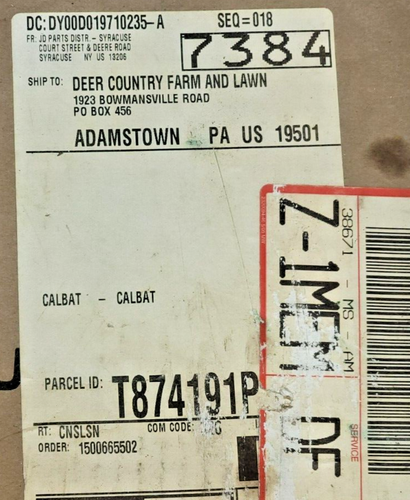 (1) JOHN DEERE, E76561, 2.5 INCH DUST COVER CAP, OLD STOCK, NEW AND UNUSED - Picture 6 of 19