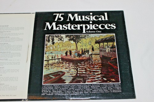 1960 Vtg "75 Musical Masterpieces Volume One" 33 rpm Set of 2 Vinyl Albums - Picture 3 of 3