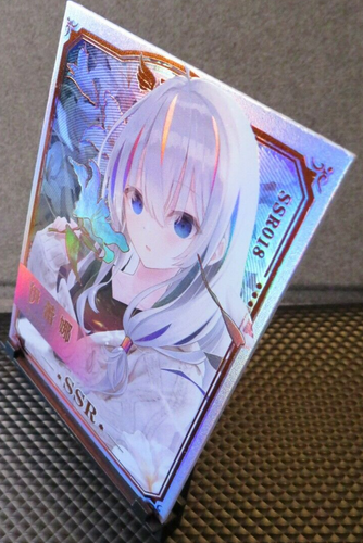 Elaina Wandering Witch SSR Rare Foil Card Goddess Story Doujin NM CCG Anime - Picture 4 of 5