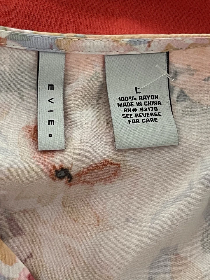 Nuevo con etiquetas Vestido Selena Floral Manga Larga en Niveles Talla Grande EVIE Foto 2 de 4