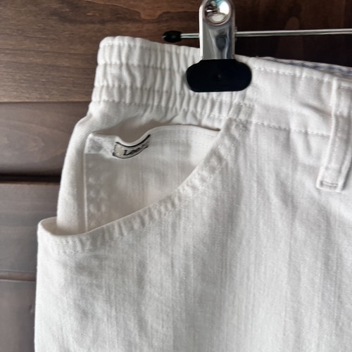 Lee-Women's White Elastic Side Jeans Size 16 - 第 5/13 張圖片