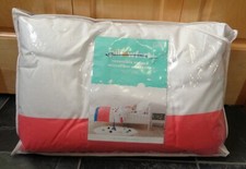 Toddler Striped Reversible Comforter - Pillowfort NEW Pink White Blue