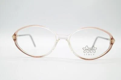 Lunettes Vintage Luxottica 4283 Multicolores Or Ovales Monture De Lunettes NOS - Photo 1/4