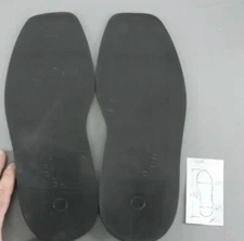 BLACK 🥾 LIGHTWEIGHT SOFT REPLACEMENT SHOE BOOT REPAIR FULL SOLE/HEEL SZ 10 ICB