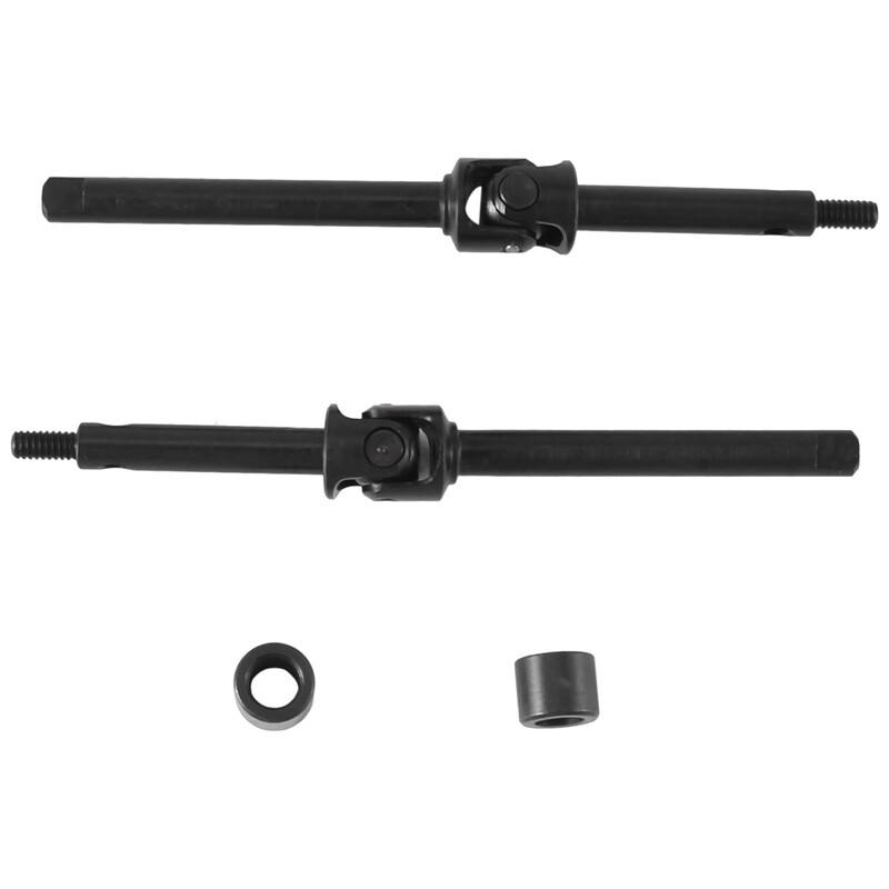 2 StüCk 4 Mm VerläNgerte StahlVorderachsAntriebswelle für Axial SCX24